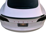 Tesla Model 3 Performance Style Real Carbon Fiber Trunk Spoiler Wing Deck Lip Easy Install