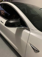 M Style Carbon Spiegelkappen - Tesla Model 3